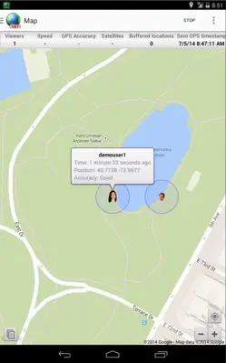 Real-Time GPS Tracker 2 - RTT2 android App screenshot 1