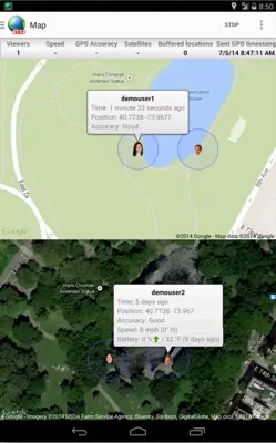 Real-Time GPS Tracker 2 - RTT2 android App screenshot 2