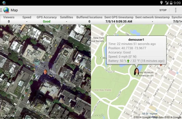 Real-Time GPS Tracker 2 - RTT2 android App screenshot 7